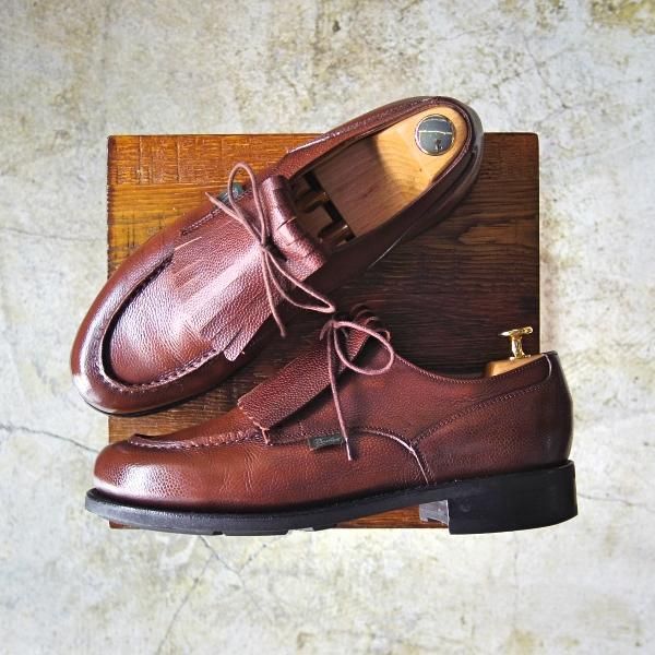 美品★パラブーツ SIZE 8.5【★HAVERSACK別注/シャンボード/キルト付き】アクティブソール/CHAMBORD/ハバーザック/Uチップ/Paraboot★b746