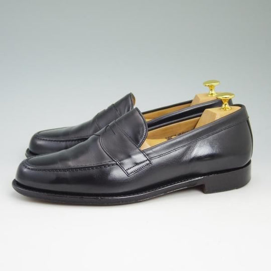 美品★(英)チーニー 8F【★ハドソン/HUDSON/5203ラスト】コインローファー/カーフ/CHEANEY★b754