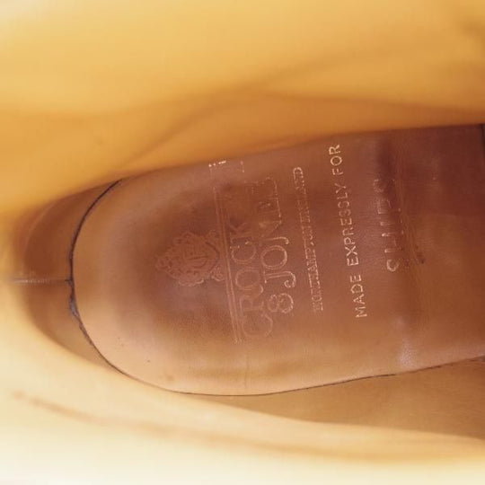 美品★クロケット&ジョーンズ 7Ｅ【★ダイナイトソール仕様/KESWICK】325ラスト/スエード×カーフ/カントリー ブーツ/Crockett&Jones★b756