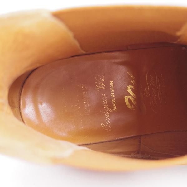 美品★アルバラデホ(現カルミナ) 8Ｅ【★20周年記念モデル/トレーディングポスト/Trading Post】サイドゴアブーツALBALADEJO/CARMINA★b757