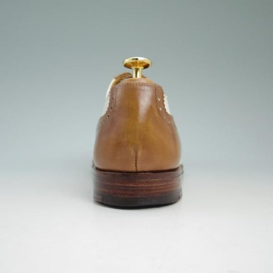 極上★ロイドフットウェア 5.5E【★コンビカラー/英国製】セミブローグ/カーフ/Lloyd Footwear★b758