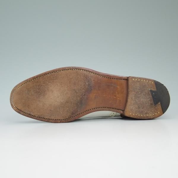 極上★ロイドフットウェア 5.5E【★コンビカラー/英国製】セミブローグ/カーフ/Lloyd Footwear★b758