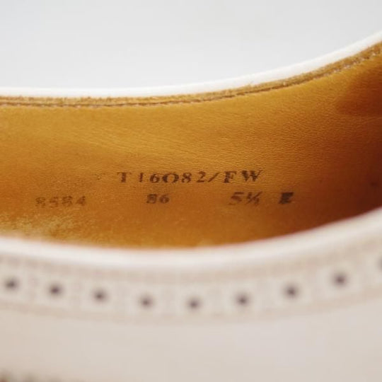 極上★ロイドフットウェア 5.5E【★コンビカラー/英国製】セミブローグ/カーフ/Lloyd Footwear★b758