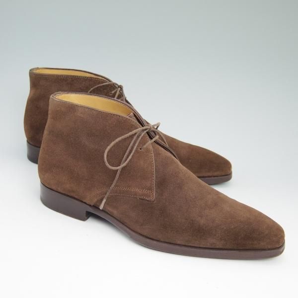 極美品★(伊)サントーニ SIZE 5【★チャッカブーツ/11104】スエード/Santoni★b762
