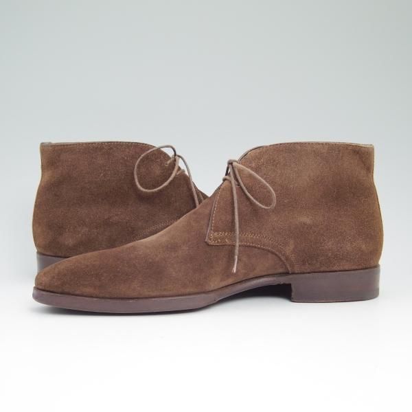 極美品★(伊)サントーニ SIZE 5【★チャッカブーツ/11104】スエード/Santoni★b762