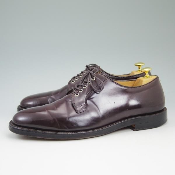美品★オールデン 10D【★コードバン仕様/BROOKS BROTHERS別注】06605/ブルックスブラザーズ/プレーントゥ/Alden★b768