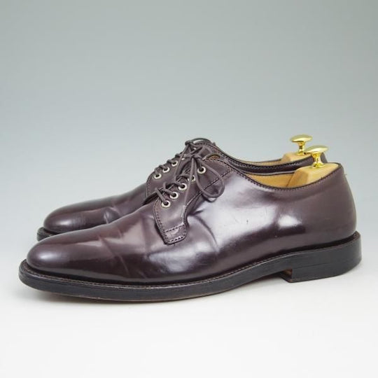 美品★オールデン 10D【★コードバン仕様/BROOKS BROTHERS別注】06605/ブルックスブラザーズ/プレーントゥ/Alden★b768