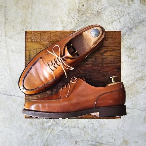極上★クロケット&ジョーンズ 6E【★MORETON/モールトン】292ラスト/リッジウェイソール/Uチップ/Crockett&Jones★b774