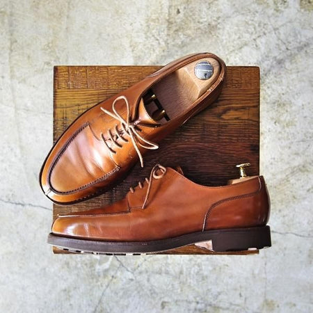 極上★クロケット&ジョーンズ 6E【★MORETON/モールトン】292ラスト/リッジウェイソール/Uチップ/Crockett&Jones★b774