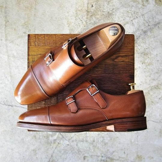 極美品★ジョンロブ 9EE【★WILLIAM/ウィリアム】9795Rラスト/ダブルモンク/JOHN LOBB★b775