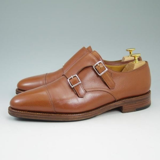 極美品★ジョンロブ 9EE【★WILLIAM/ウィリアム】9795Rラスト/ダブルモンク/JOHN LOBB★b775