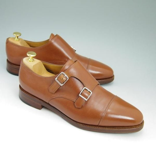 極美品★ジョンロブ 9EE【★WILLIAM/ウィリアム】9795Rラスト/ダブルモンク/JOHN LOBB★b775