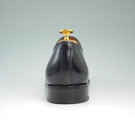 美品★(伊)サントーニ SIZE 6.5【★ホールカット/7857】カーフ/Santoni★b777