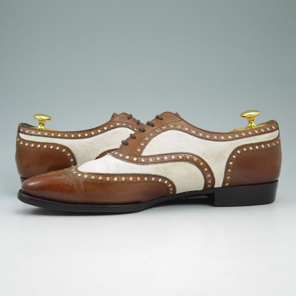 ★World Footwear Gallery SIZE 8【限定★鹿革(バックスキン/藤岡勇吉本店)】オリエンタル/ワールドフットウェアギャラリー/Oriental★b780