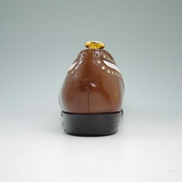 ★World Footwear Gallery SIZE 8【限定★鹿革(バックスキン/藤岡勇吉本店)】オリエンタル/ワールドフットウェアギャラリー/Oriental★b780