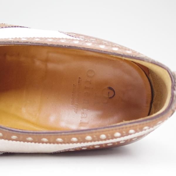 ★World Footwear Gallery SIZE 8【限定★鹿革(バックスキン/藤岡勇吉本店)】オリエンタル/ワールドフットウェアギャラリー/Oriental★b780