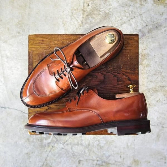 極美品★(英)アルフレッド・サージェント UK7【★リッジウェイソール仕様/WESTONロジェ似寄りモデル】Uチップ/Alfred Sargent★b782