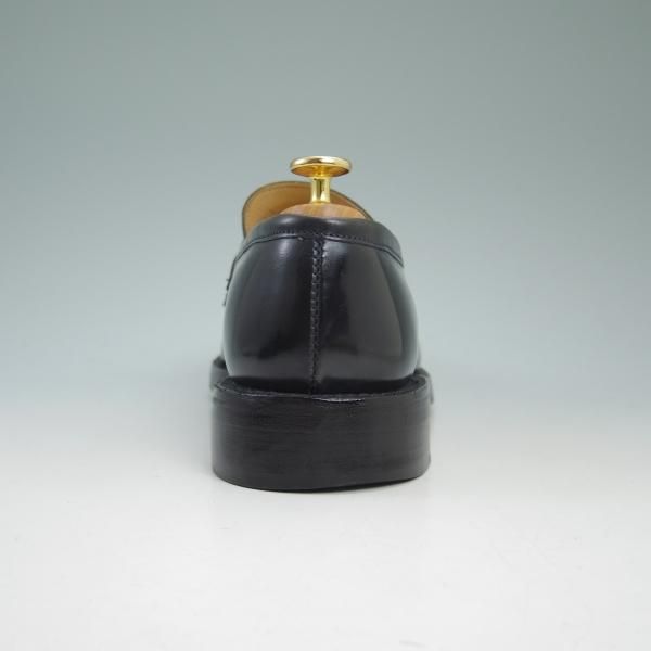 極美品★トリッカーズ SIZE 6.5【★コードバン仕様/濃紺〜ほぼ黒/ダークネイビー色/M7167】コインローファー/Tricker's★b784
