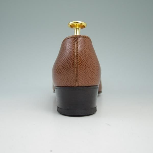 ★(仏製)エルメス(レディース) SIZE 37【★ビンテージ/デッドストック品】コインローファー/型押し/Hermes★b785