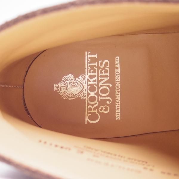 極美品★クロケット&ジョーンズ 8E【★ダイナイトソール仕様/CHILTERN】チルターン/224ラスト/チャッカブーツ/Crockett&Jones★b786