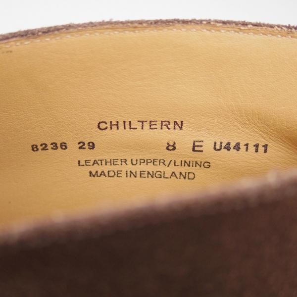 極美品★クロケット&ジョーンズ 8E【★ダイナイトソール仕様/CHILTERN】チルターン/224ラスト/チャッカブーツ/Crockett&Jones★b786