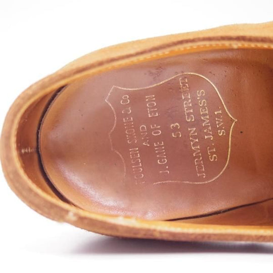 ★クロケット&ジョーンズ 6E【★(英)ポールセンスコーン別注/Poulsen Skone】スエード/パンチドキャップトゥ/Crockett&Jones★b787