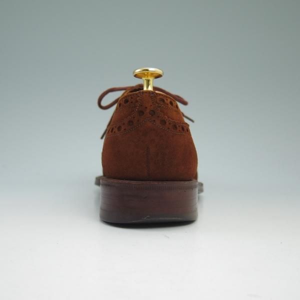 ★チャーチ 60F/UK6【希少!!アンテロープ革/REAL CAPE BUCK/旧★チャーチ】73ラスト/3都市ロゴ/スエード/フルブローグ/Church's★b789