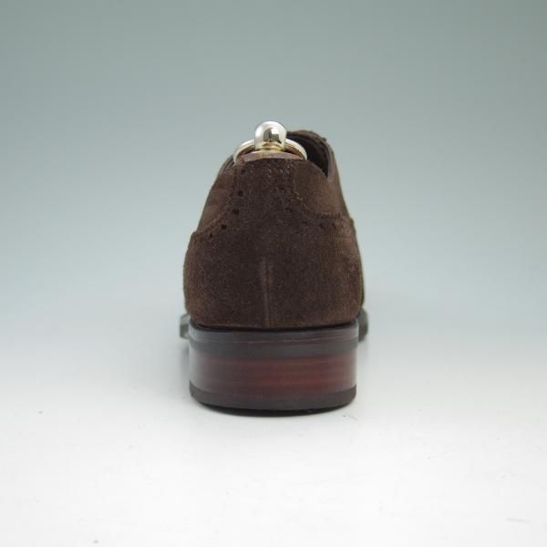 極美品★CARMINA/カルミナ SIZE 7.5【★スエード/セミブローグ】10051/RAIN/ANTE/GOMA/MARRON★b792