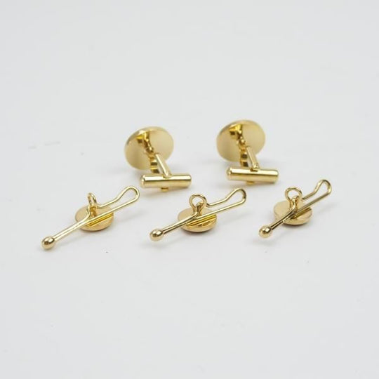 未使用★(英)GIEVES & HAWKES【★オニキス/カフス&スタッドボタン セット】カフリンクス/カフスボタン/ブラック/ギーブス&ホークス★b766