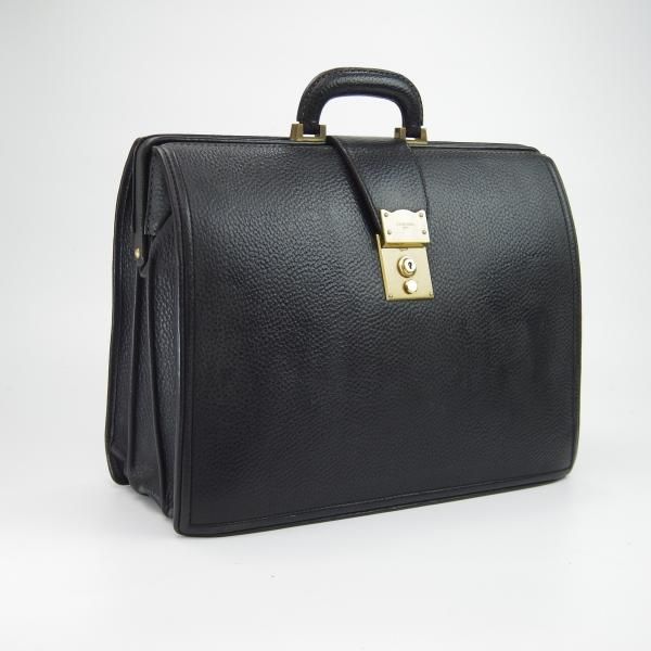 極上★銀座タニザワ/GINZA TANIZAWA【定価9.7万円★ダレスバッグ/黒】メンズ ビジネス バッグ/レザー ブリーフケース★N4976