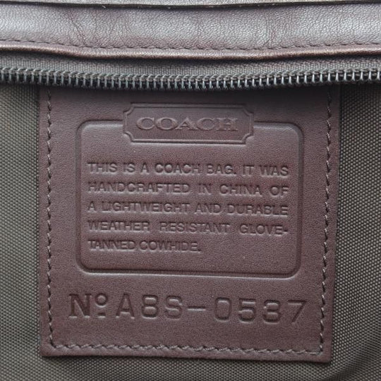 極上★コーチ/COACH【★パソコン持運び/ソフトアタッシュケース兼オーバーナイトバッグ】ショルダー/レザー/メンズ ビジネス バッグ★N4978