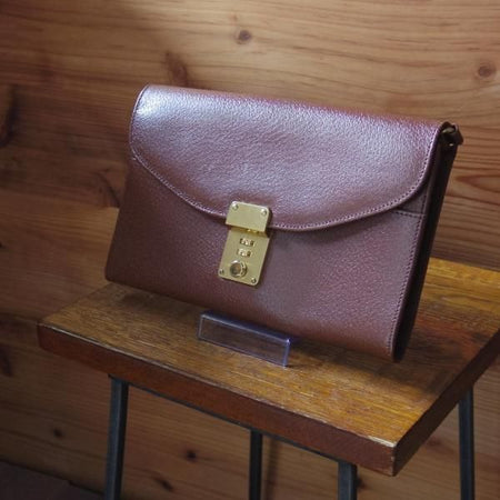 ★(英)SMYTHSON/スマイソン【★クラッチバッグ/マルチケース】レザー 本革/パスポートケース/レディース&メンズ兼用★N4980