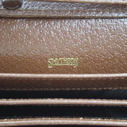 ★(英)SMYTHSON/スマイソン【★クラッチバッグ/マルチケース】レザー 本革/パスポートケース/レディース&メンズ兼用★N4980