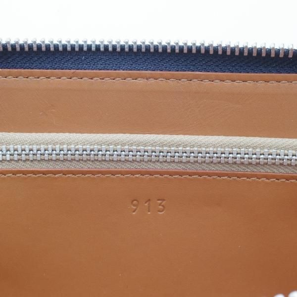 未使用★フェリージ/Felisi【★913/長財布/ロングウォレット/クロコ型押し】レザー/本革/ネイビー/ウォレット/メンズ レディース兼★b795