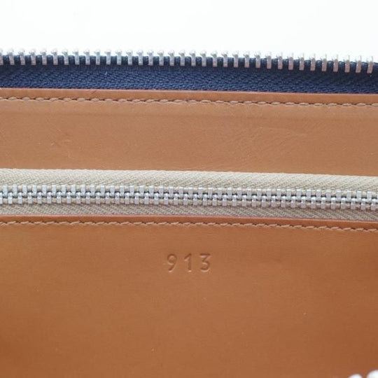 未使用★フェリージ/Felisi【★913/長財布/ロングウォレット/クロコ型押し】レザー/本革/ネイビー/ウォレット/メンズ レディース兼★b795