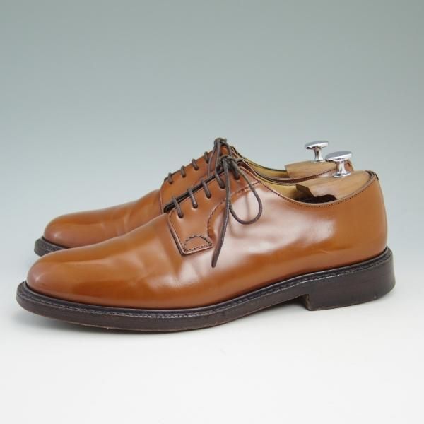 極上★チャーチ 85F/UK8.5【★シャノン/SHANNON/103ラスト】4都市ロゴ/ポリッシュドバインダーカーフ/プレーントゥ/Church's★b802