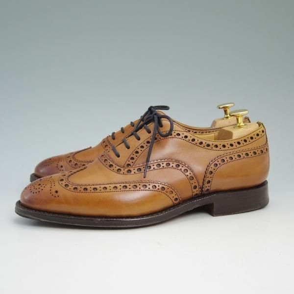 美品★チャーチ 65F/UK6.5【★復刻版73ラスト/バーウッド同系モデル/BRISBANE】ブリスベン/BURWOOD/フルブローグ/Church's★b804