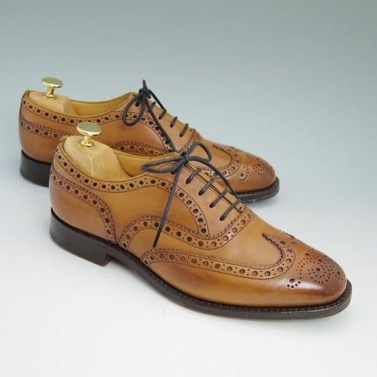 美品★チャーチ 65F/UK6.5【★復刻版73ラスト/バーウッド同系モデル/BRISBANE】ブリスベン/BURWOOD/フルブローグ/Church's★b804