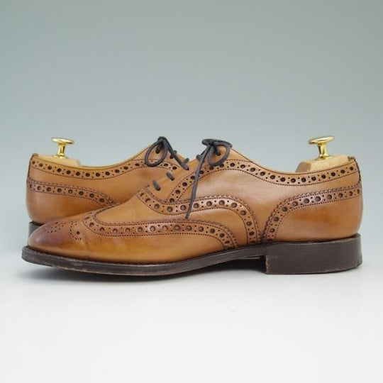 美品★チャーチ 65F/UK6.5【★復刻版73ラスト/バーウッド同系モデル/BRISBANE】ブリスベン/BURWOOD/フルブローグ/Church's★b804