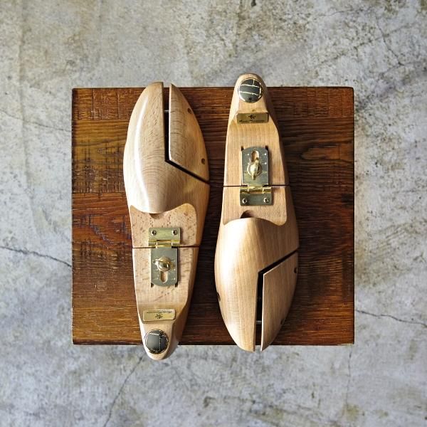 サルトレカミエ 高級シューツリー 2個セット SIZE40 25-25.5cm 美品☆サルトレカミエ SIZE 40【☆木製シューツリー】SR300EX/シュー