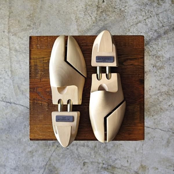 美品★J.M.ウェストン SIZE 5【★032L/純正シューツリー/木製シューキーパー】Weston/ウエストン★b812