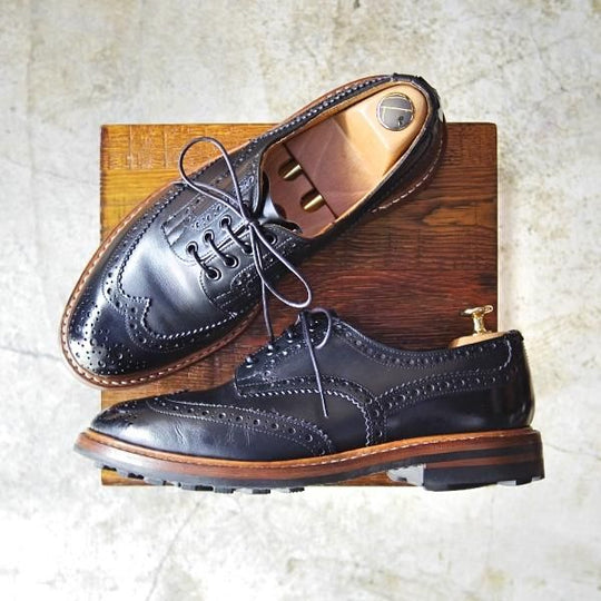 極上★トリッカーズ SIZE 7.5【★バートン/リッジウェイソール仕様】5633/BOURTON/カントリーシューズ/短靴/Tricker's★b815