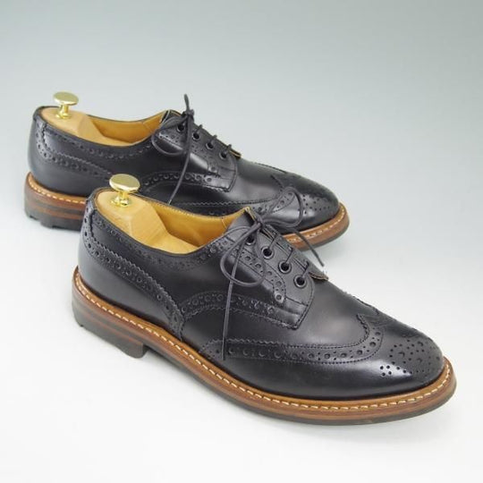 極上★トリッカーズ SIZE 7.5【★バートン/リッジウェイソール仕様】5633/BOURTON/カントリーシューズ/短靴/Tricker's★b815