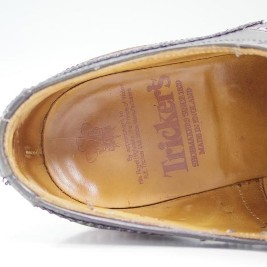 極上★トリッカーズ SIZE 7.5【★バートン/リッジウェイソール仕様】5633/BOURTON/カントリーシューズ/短靴/Tricker's★b815