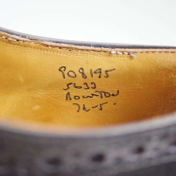 極上★トリッカーズ SIZE 7.5【★バートン/リッジウェイソール仕様】5633/BOURTON/カントリーシューズ/短靴/Tricker's★b815