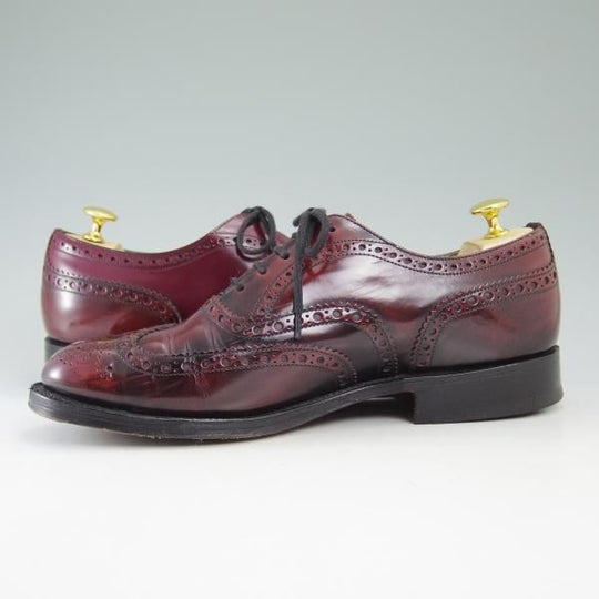 ★チャーチ 70G/UK7【★バーウッド/BURWOOD】81ラスト/ポリッシュドバインダーカーフ/4都市ロゴ/Church's★b816