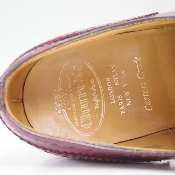 ★チャーチ 70G/UK7【★バーウッド/BURWOOD】81ラスト/ポリッシュドバインダーカーフ/4都市ロゴ/Church's★b816