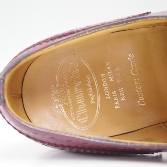 ★チャーチ 70G/UK7【★バーウッド/BURWOOD】81ラスト/ポリッシュドバインダーカーフ/4都市ロゴ/Church's★b816