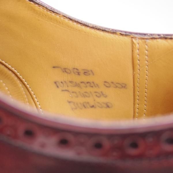 ★チャーチ 70G/UK7【★バーウッド/BURWOOD】81ラスト/ポリッシュドバインダーカーフ/4都市ロゴ/Church's★b816
