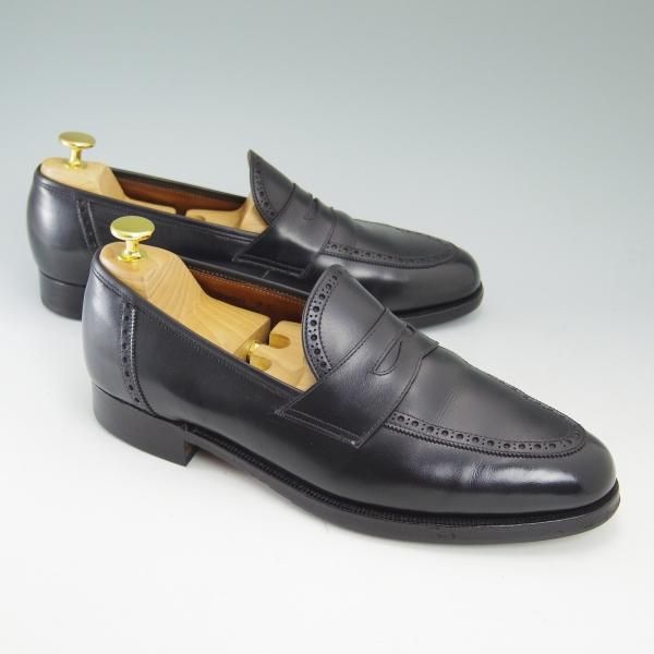 極上★クロケット&ジョーンズ 8F【★(英)ニュー&リングウッド別注/New&Lingwood】240ラスト/コインローファー/Crockett&Jones★b819